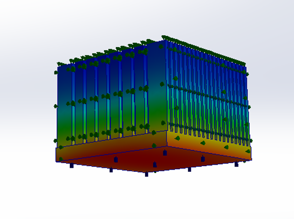 Heat sink simulation snippet